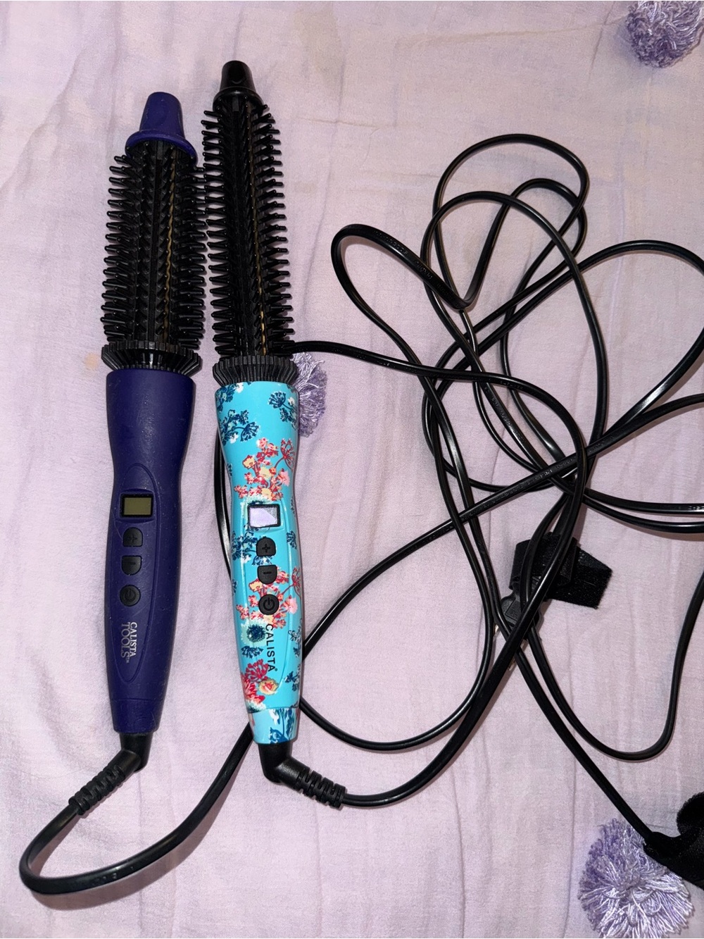 Pair of Calista Heated Round Brushes